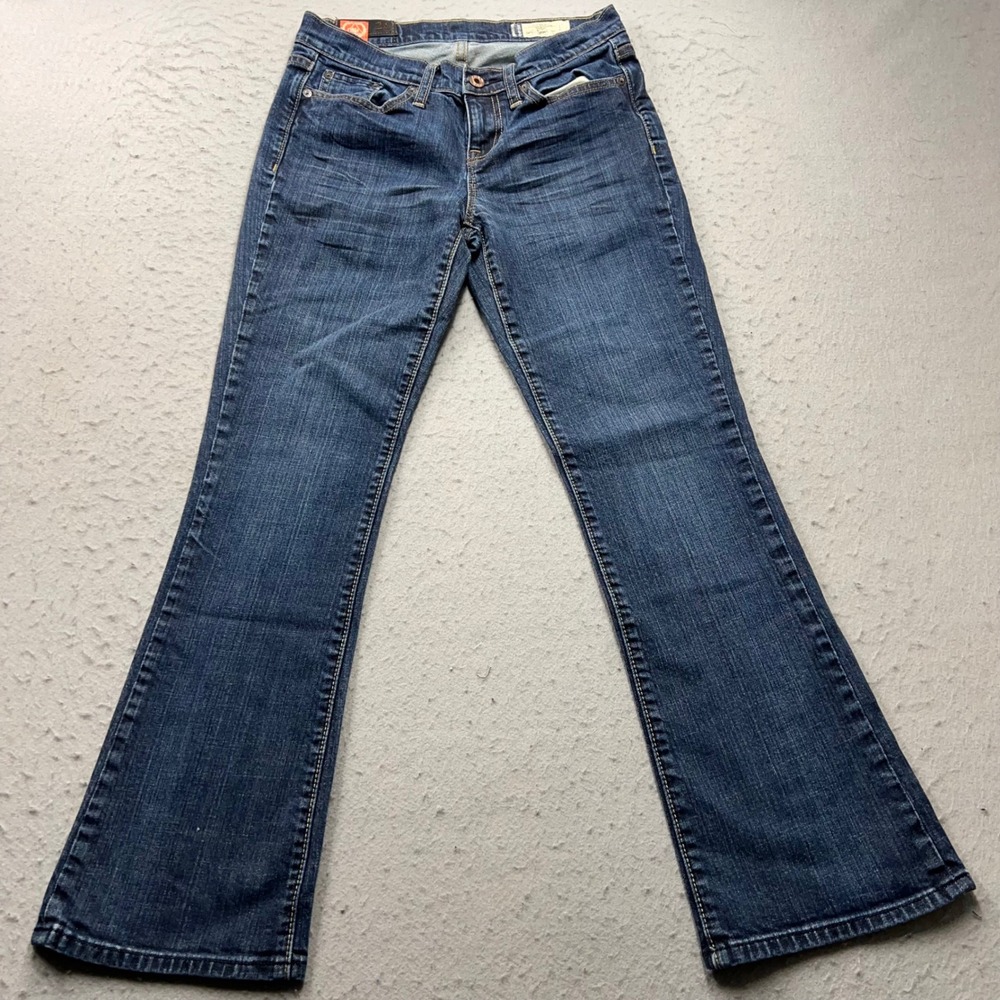 Vintage Gap 1969 Boot Cut Jeans Womens 2A Dark Wash Stretch Denim 2007
